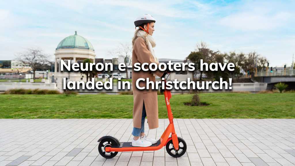 Neuron escooters have landed in Christchurch! Neuron Mobility